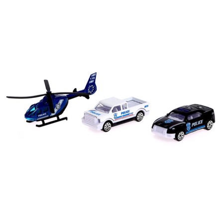 Parking "Fire Station", light, sound, elevator, with metal machines and helicopter-18
