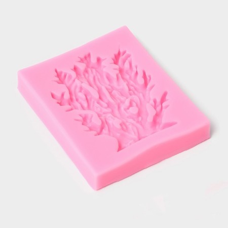 Mold "Coral", silicone, 7 × 5.5 × 1 cm, color mix-1