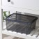 Storage container with a KIP lid, 11 l, 37.5 × 28.5 × 16 cm, black color is transparent
