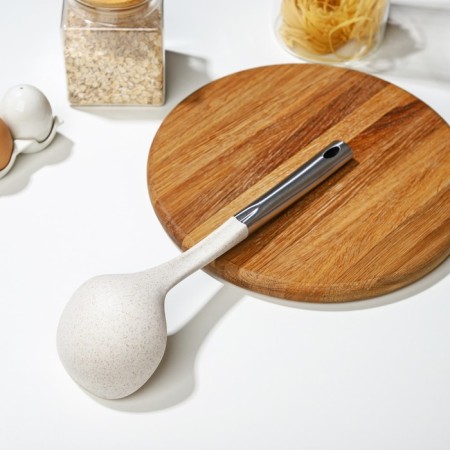 Little line kitchen shade "Easy", 32.5 cm, beige color-1