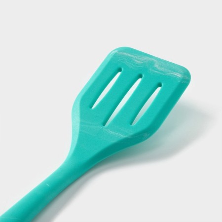 Shovel with slots of the Sailry Dolyan, 20 cm, turquoise color-2