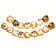 Garland on the eyelets "Happy Birthday", length 224 cm, Cheburashka