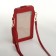 Female bag, cross-bodi, on the magnet, the color is red