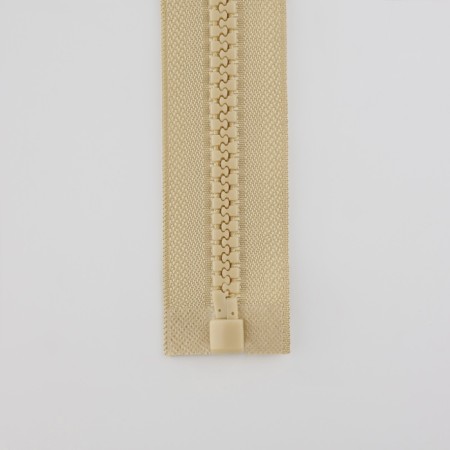 Lightning "Tractor", No. 8, connective, locking machine, 80 cm, beige color-4