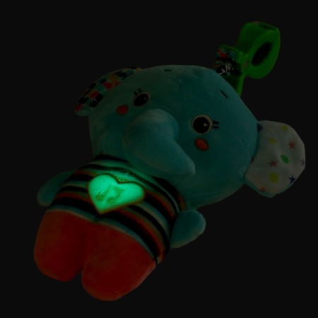 Musical toy for sleeping "Zapshka: elephant", sound and light effects, with a suspension-4