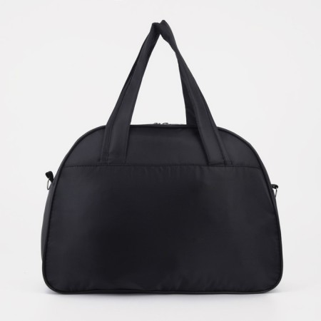 Sports bag with lightning, without lining, external pocket, black color-1