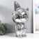 Souvenir Ceramics "Cosmonaut - Fox" silver 20x30x49 cm