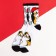 New Year's socks KAFTAN "F*CK" Size 41-44 (27-29 cm), white color