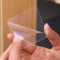 Bilateral self -adhesive tundra holders, 33.5x33.5 mm, transparent, 4 pcs.