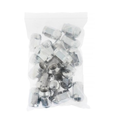 Wheel nut 12 × 1.25 turnkey 19 mm, cone, closed, chrome, packing 20 pcs-3