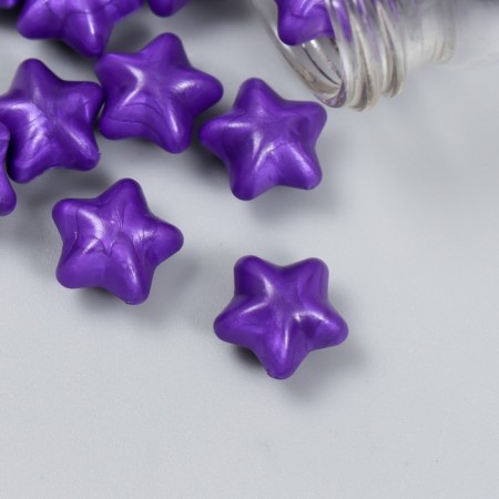 Surgut in granules in a jar of "stars" purple matte 16 g 7x3x3 cm-2