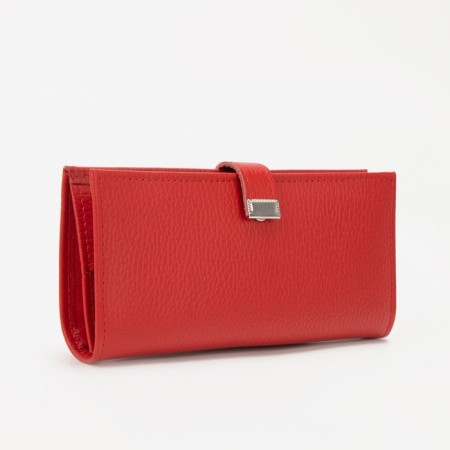 Wallet on the button, the color is red