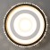 Sconces "circles" LED 28W 3000-4000k white 20x20x5 cm