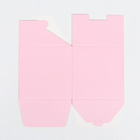 The box is folding, square, pink, 8 x 8 x 8 cm,-3