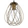 Bayerlux lamp "Billy" E27 40W gold 18x18x20-120cm