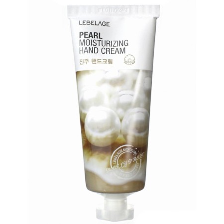 Hand cream with pearls Lebelage Pearl Moisturizing Hand Cream 100 ml