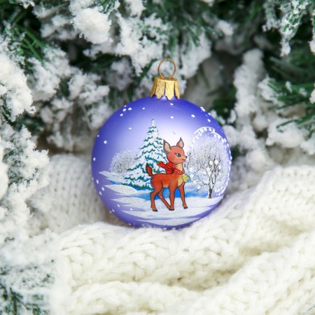 Ball "Olenenok" 6.5 cm mix-3