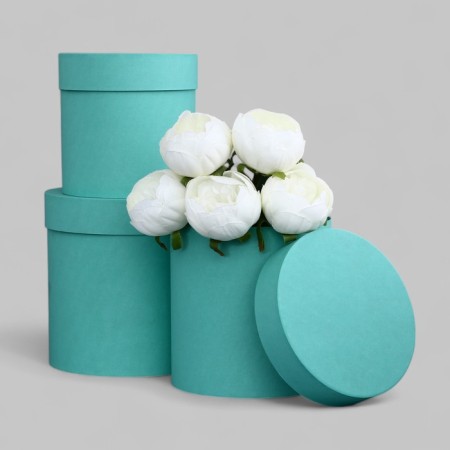Set of hats 3 in 1 mint, 20 x 20 - 16 x 17 cm-1