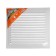 Ventilation grate "Cosmetic" RM3030, 300 x 300 mm, with a grid, metal, white
