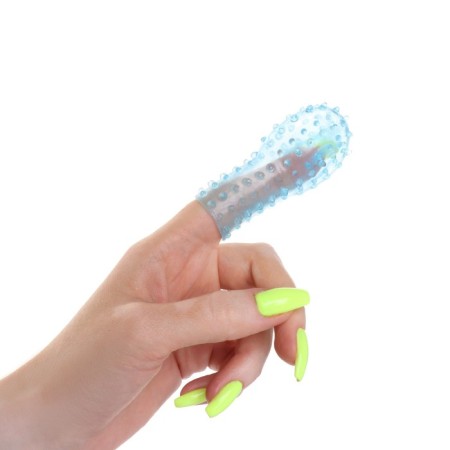 Oka-hood nozzle, to stimulate the clitoris, on a finger, vibrator, soft silicone, mix-4