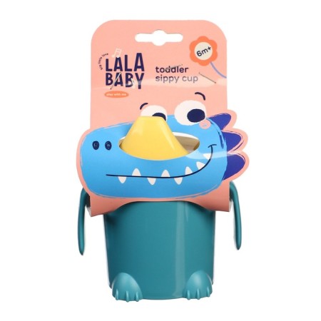 Children's Drill with hard -nose “Play with Me Hello, Dino!”, 270 ml, with handles, color mix-4