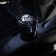 Torso car ashtray with backlight, skull, black