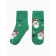 Male terry socks "Santa Claus" NMMP717, green color, river 39-44
