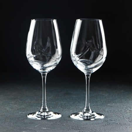 A set of glasses for the wine Bohemia Crystal "Tutile", 350 ml, 2 pcs
