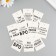 Cardboard "Humor" set 10 pcs (5 types) 4x6 cm