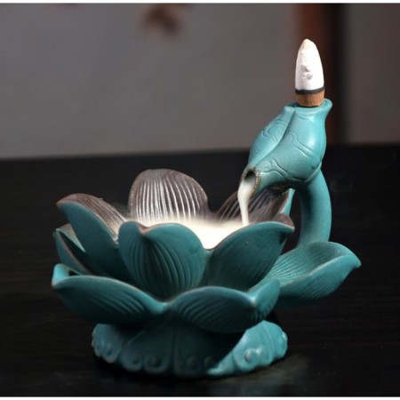 Set of incense on the stand "Lotus Perfection" 10x14x14cm, with backlight, LR44 x3-2