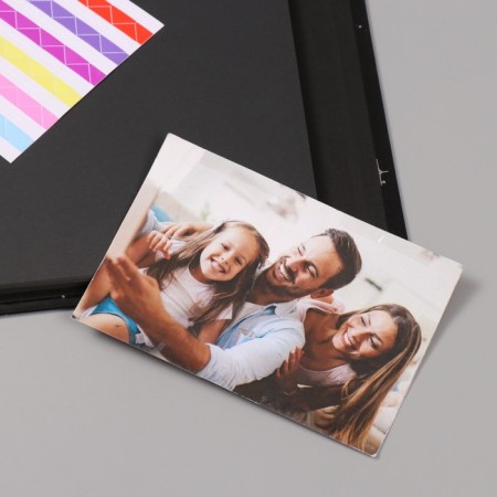 Photo album 25 sheets (corners+rings) "Infinity" silver 19x27x3 cm-2
