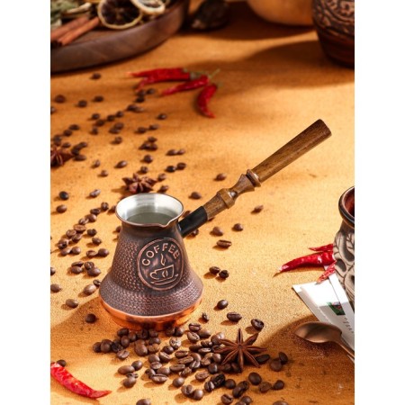 Turk for coffee "Armenian jezva", 230 ml, copper-4