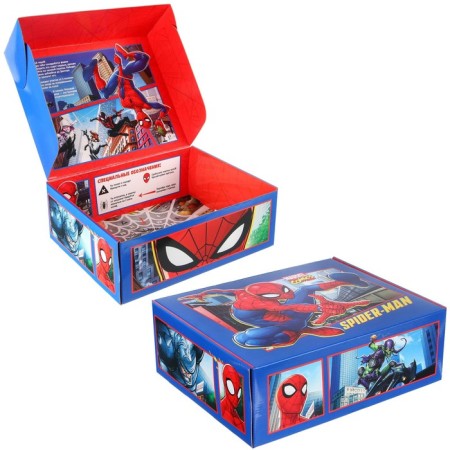 Gift box, folding, 28x21x9 cm, Spider-Man-2