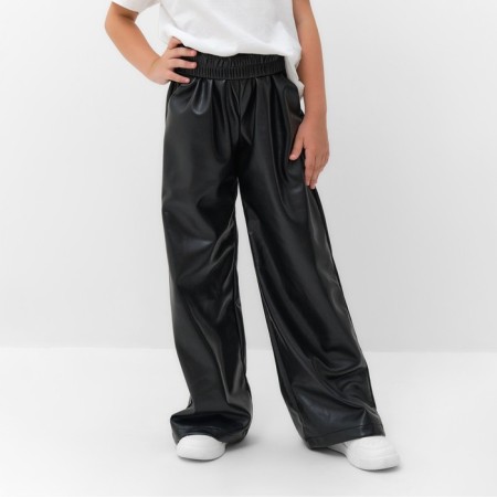 Direct pants for girls kaftan p. 30 (98-104 cm), black