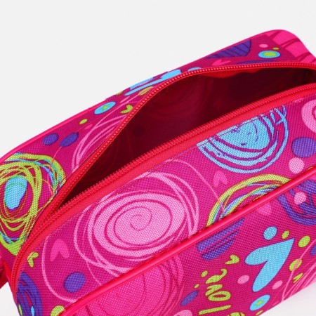 Lightning cosmetic bag, pink color-2