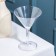 Martini's glass, 300 ml, 11.3 × 16.6 cm, the color is transparent