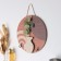Decorative wood hooks "Abstraction. Flower and vase" 1.5x23.4x23.4 cm