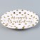 Paper plate "Happy Birthday", peas, set 6 pcs., Color gold