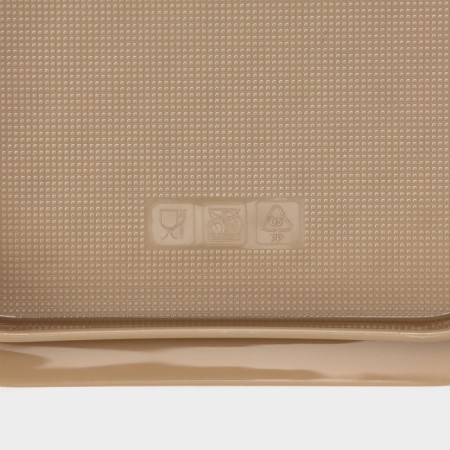 Double -sided oil, 14.5 × 11 × 5.5 cm, chocolate color mockco-6