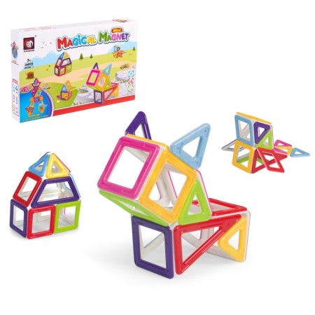 Magnetic designer "Mini-magic magnet of cat", 38 parts