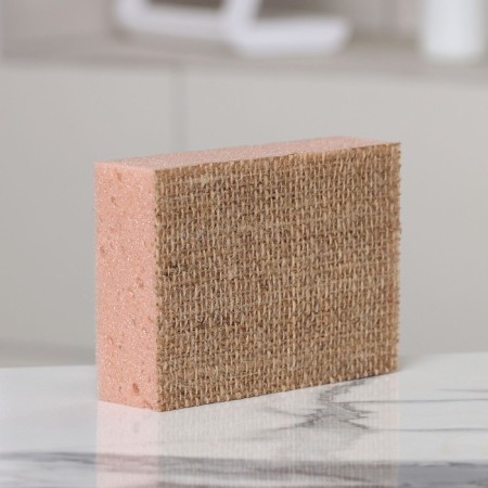 Sponge Hand Made, 13 × 9 × 3.5 cm, hemp fiber-2
