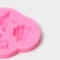 Mold Dolyana "Ocean", silicone, 8 × 7.5 × 1 cm, pink color