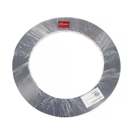 Profile decorative flexible Torso, chrome. 12 mm, roll 13 m-8