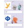 ABC with stickers. Kitty