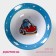 Board Ceramic Deep Dolyana "Machine", 400 ml, d = 15 cm, white color