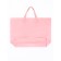 Pack with a loop handle pink 35 x 25 x 8 cm 80 μm