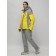 Ski suit female, size 58, yellow color