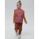 Vest for girls, height 116 cm, chocolate color