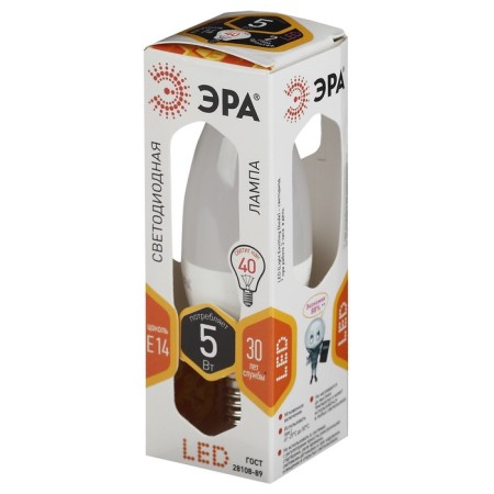 LED LED era Standard "candle", 5 watts, E14, 400 lm, 2700k, glow warm white-2