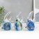 Souvenir glass "Multicolor fish" for Murano glass MIX 3x11x10 cm